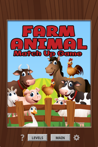 Farm Animal Match Up Game - náhled