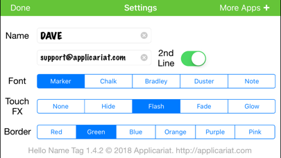 Hello Name Tag screenshot 2