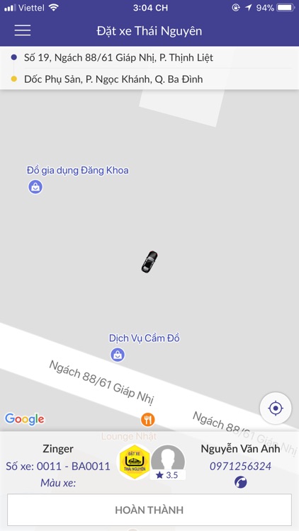 Đặt Xe Thái Nguyên screenshot-3