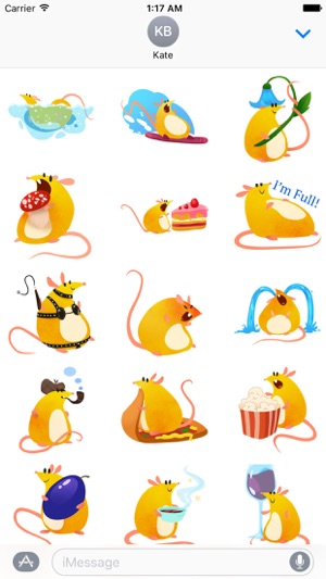 Funny Mouse MouseMoji Sticker(圖2)-速報App