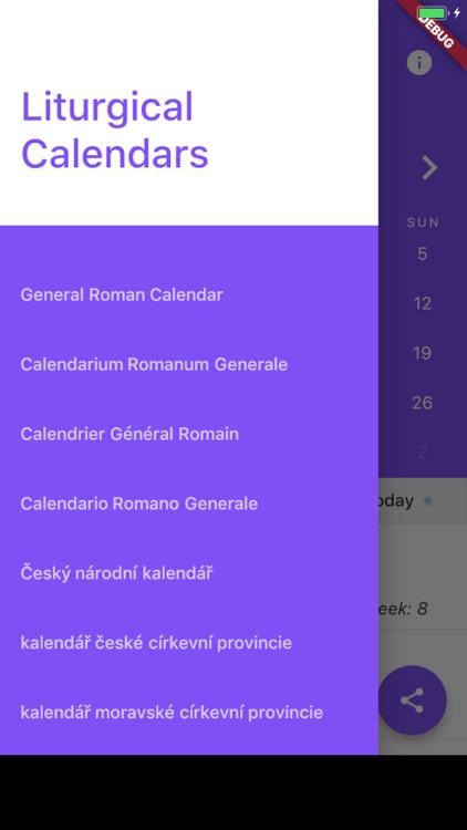 Roman Liturgical Calendar