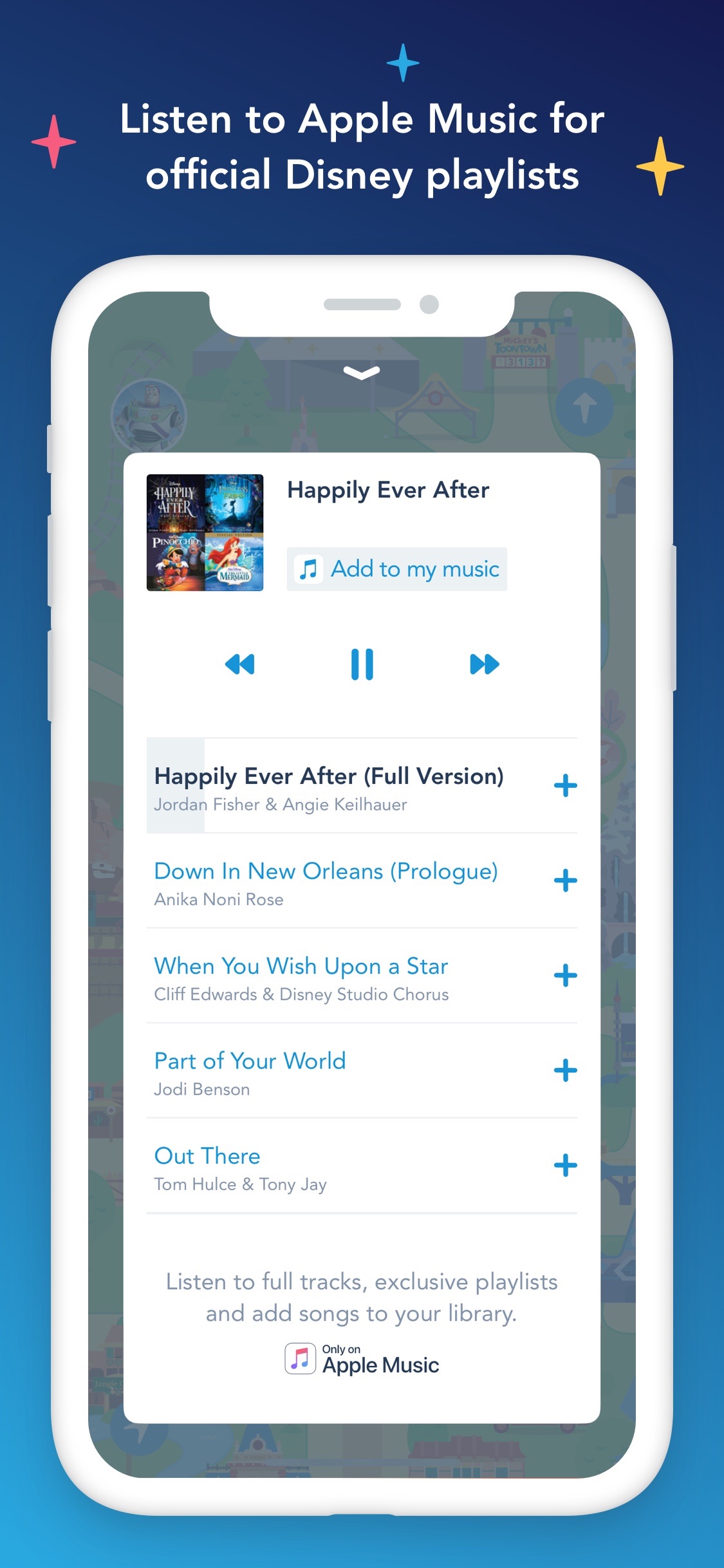 Screenshot do app Play Disney Parks
