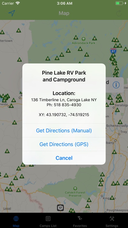 New York – Camping & RV spots