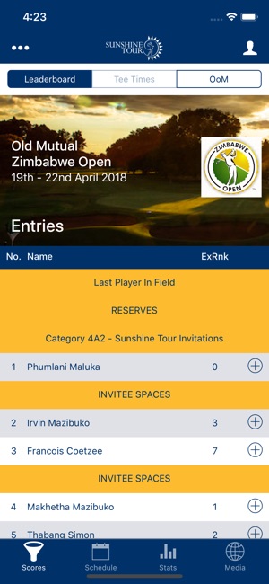 Sunshine Tour