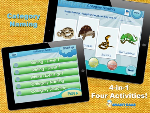 Categories Learning Center - náhled