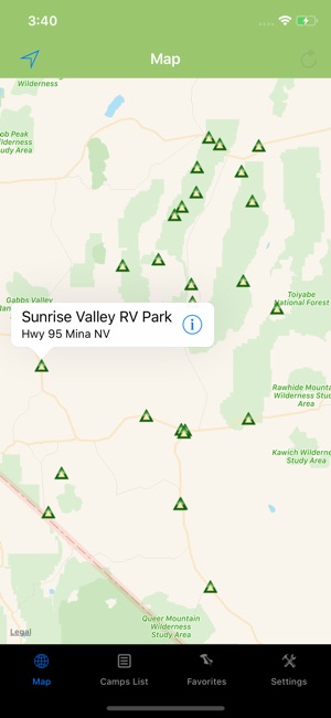 Nevada – Camping & RV spots(圖1)-速報App