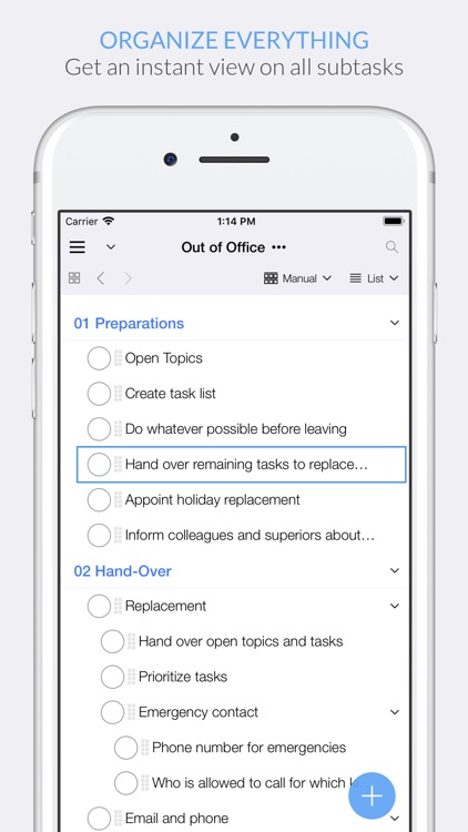 Organize:Me Cloud To-Do's