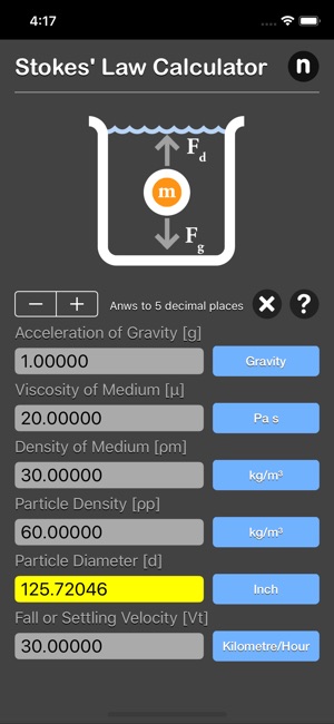 Stokes Law Calculator(圖5)-速報App