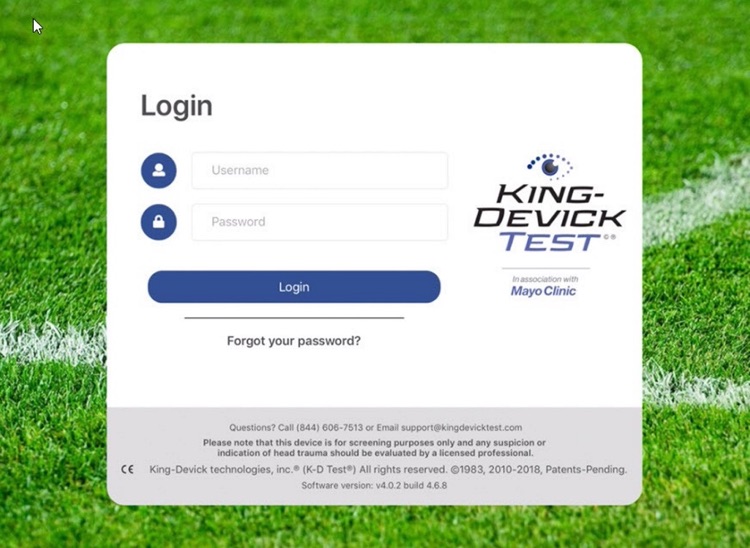 King-Devick Test w Mayo Clinic