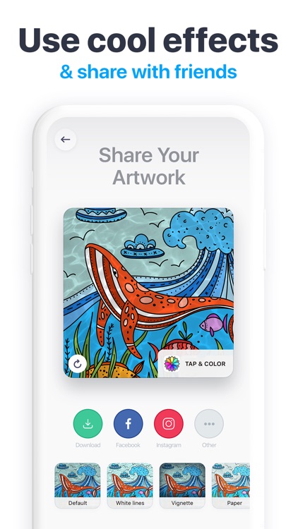 Tap & Color - Coloring book screenshot-4