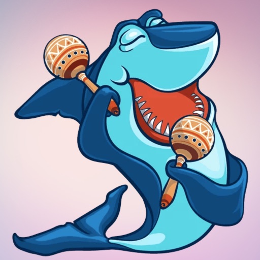 Funny Shark! Stickers icon