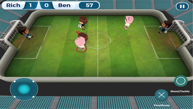 Cartoon Play Soccer