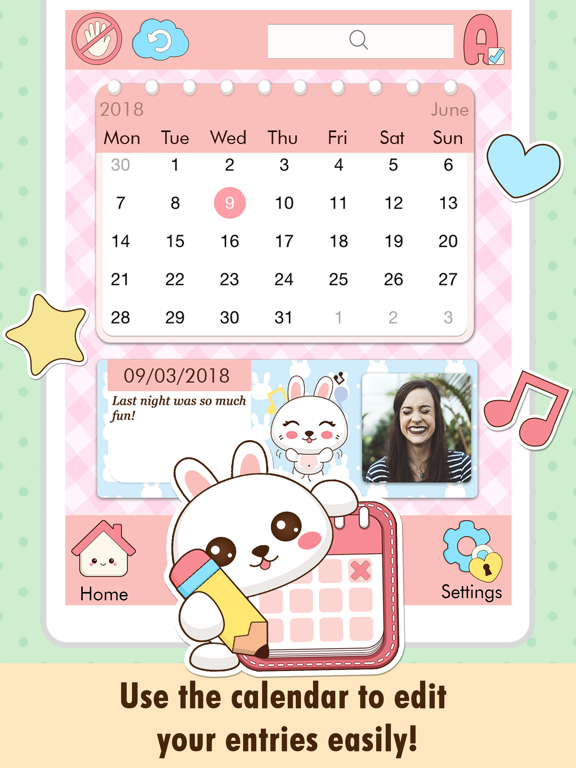 Niki: Cute Diary App screenshot 3