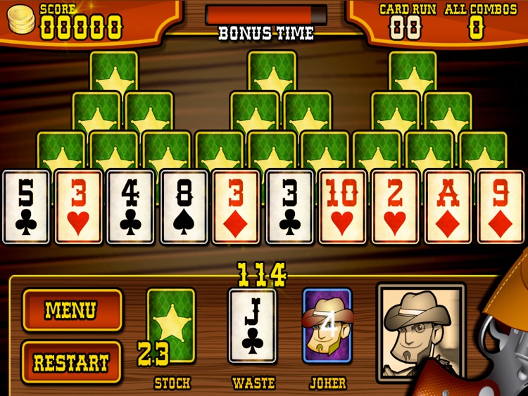 Outlaw TriPeaks Solitaire HD