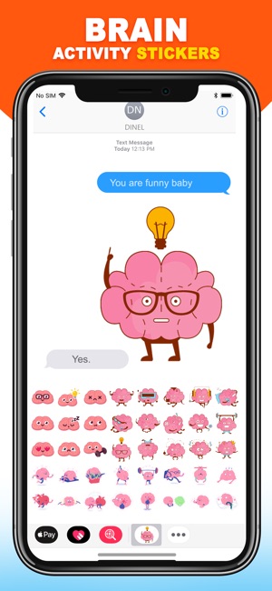 Brainy Brain Activity Stickers(圖5)-速報App
