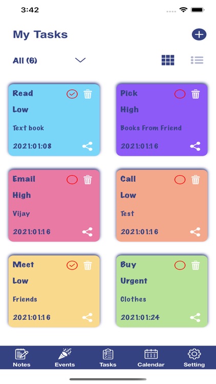 Sticky Notes+Reminders Events screenshot-4