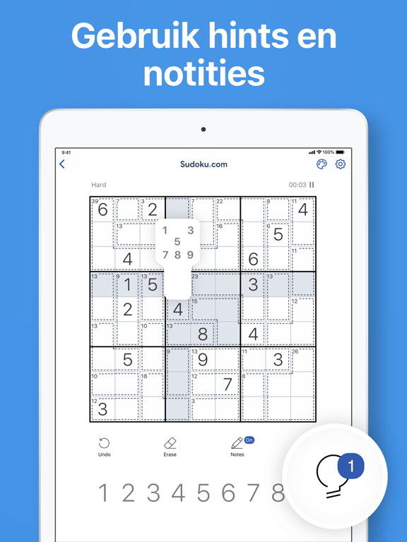Killer Sudoku van Sudoku.com iPad app afbeelding 7