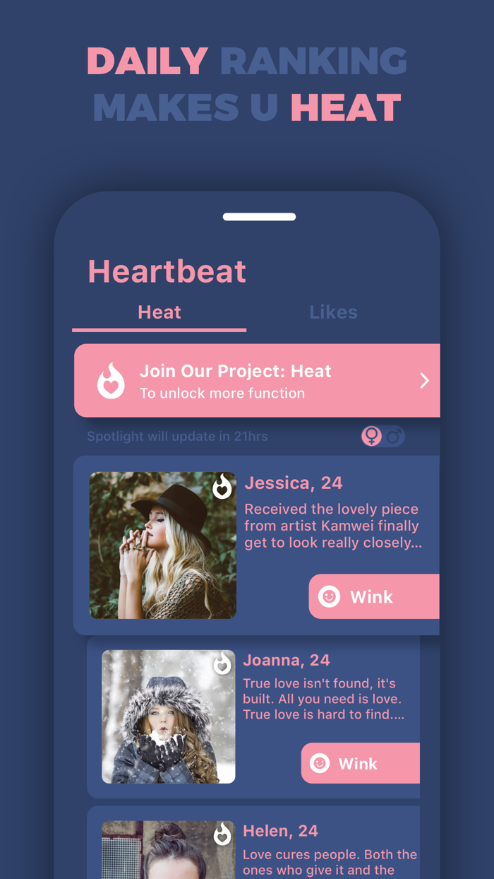 Becase Dating, Meet friends