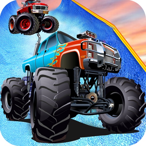 water slide monster truck Race Icon