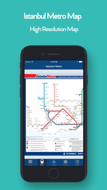 Istanbul Offline Map, Metro