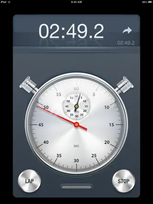 Captura de Pantalla 1 Cronómetro+ Stopwatch for You iphone