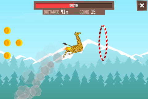 Giraffe Winter Sport Simulator screenshot 4