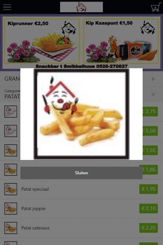 Snackbar Smikkelhuus screenshot 2