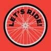Let's Ride! Cyclist Stickers