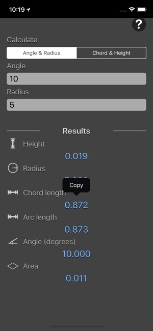 Circular Segment Calculator(圖2)-速報App