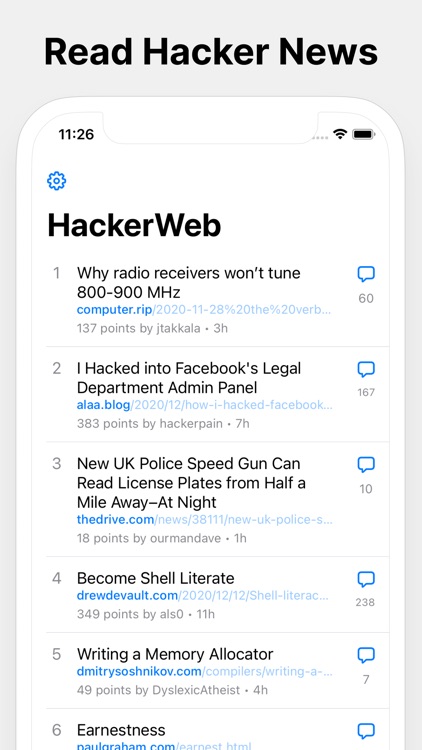 HackerWeb - Hacker News client