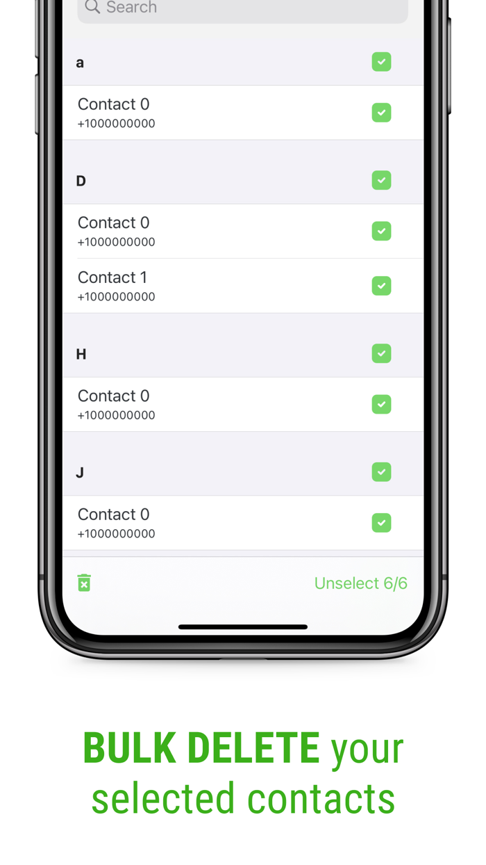 Contacts - Multi Clean, Backup