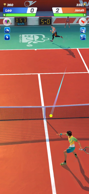 ‎Tennis Clash：Jeux Multijoueur Capture d'écran