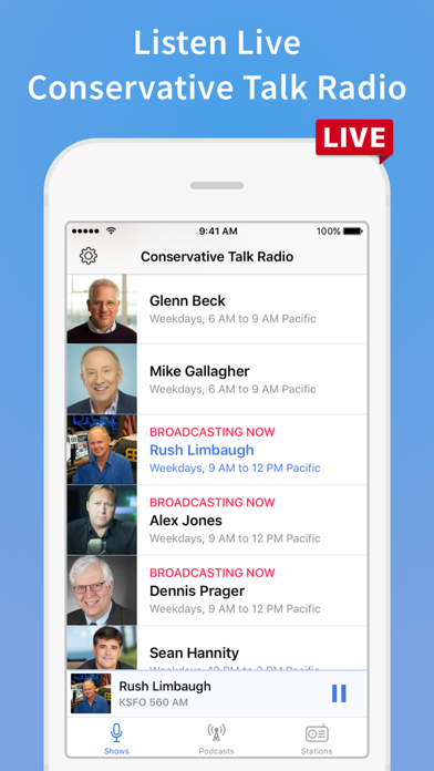 Conservative Talk Rad... screenshot1
