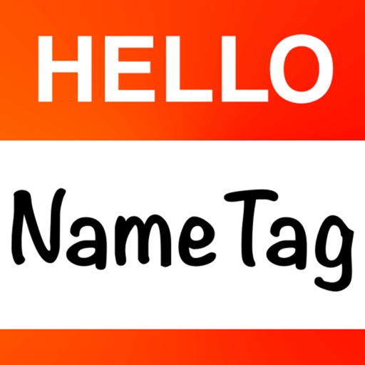 Hello Name Tag by David Ashton