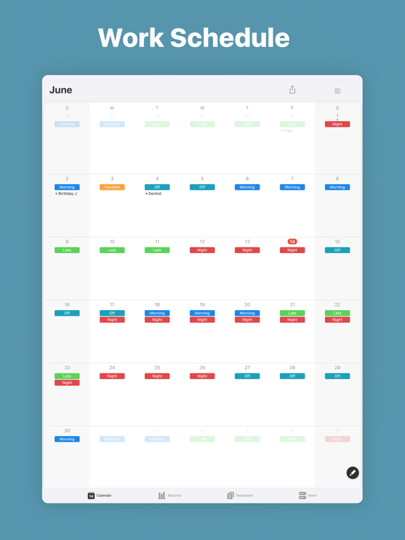 Supershift Shift Calendar App Price Drops