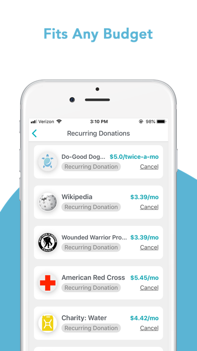 How to cancel & delete GiveTide: Donate Spare Change from iphone & ipad 4