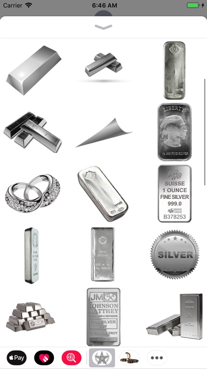 Silver Stickers Pack