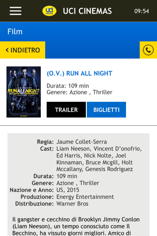 Webtic UCI CINEMAS ITALIA screenshot 3