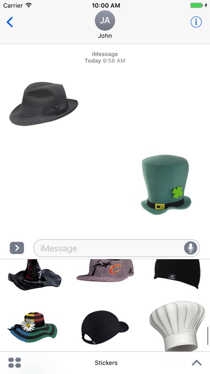 Fun Hat Stickers Pack