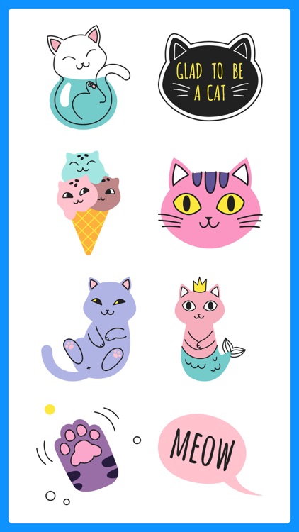 Growly Cat Stickers Emoji App