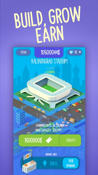Soccer Clicker Stadium Builder screenshot 2