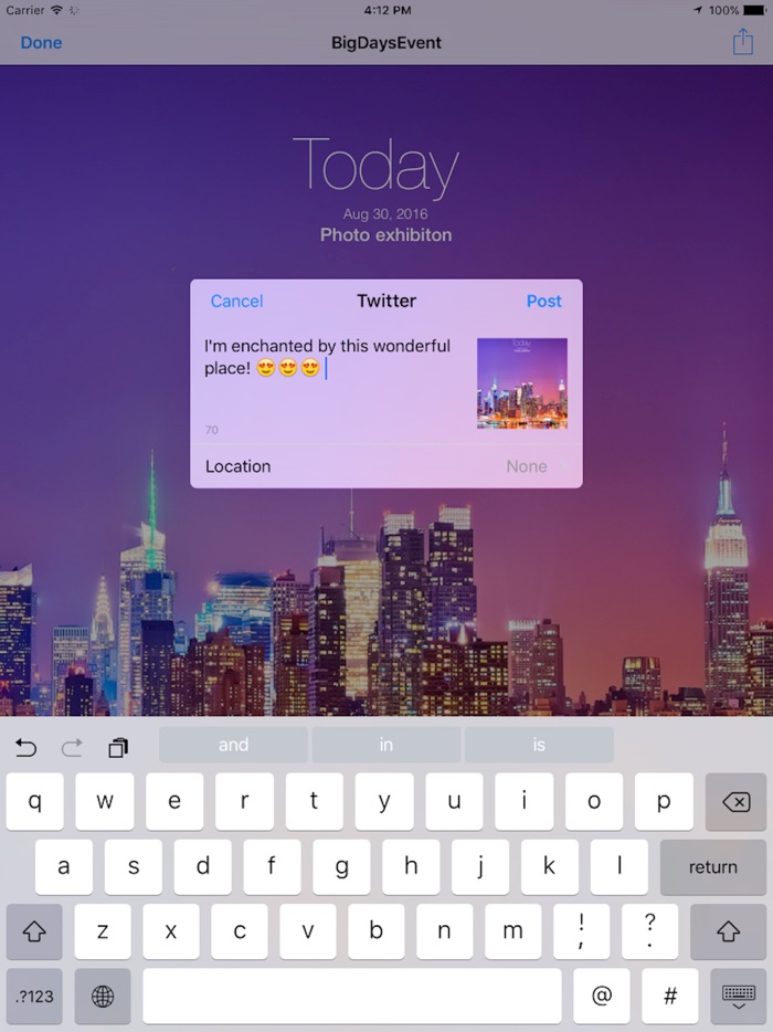 My Big Days - Events Countdown