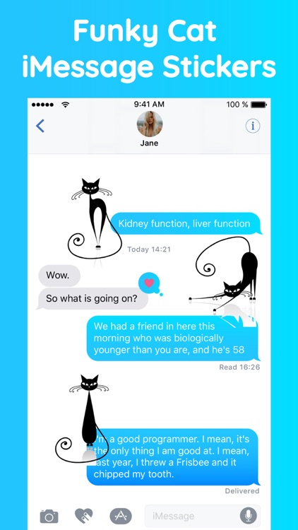 Celeb Cat SMS Stickers Pack IM