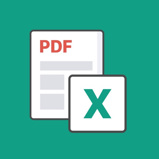 PDF to Excel Converter Icon