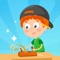 Our amazing kids game lets children to accept the role as carpenter