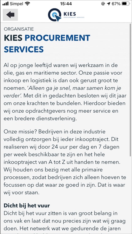 KIES procurement services screenshot-3