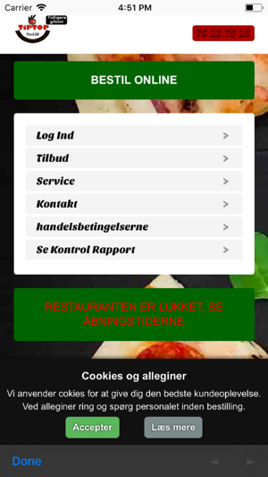 TipTop Pizza Esbjerg(圖2)-速報App