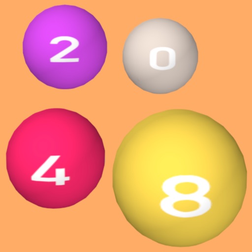 3D Ball Pop 2048