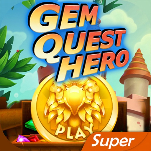 Gem Quest Super Hero Icon