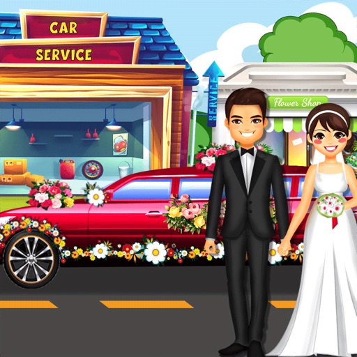 Wedding Limo Car Cleaning Icon